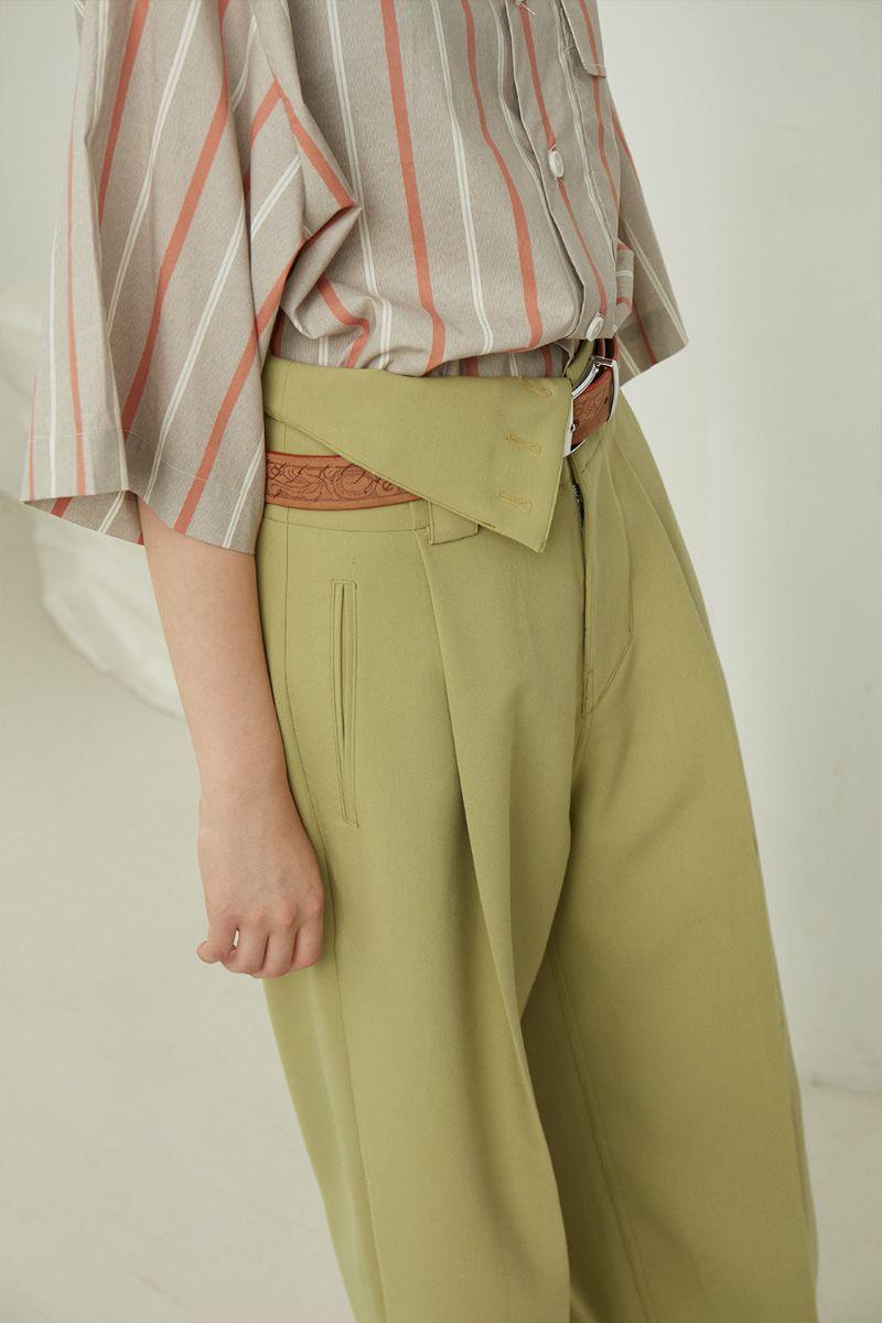 Mix7 Green Loose Trousers
