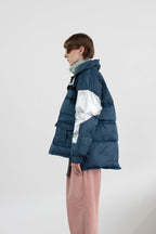 Mix7 Irregular Down Jacket