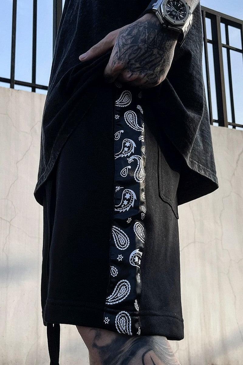 CZ Paisley Side Print Shorts