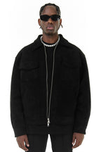 Suede Multi Pocket Jacket - EU Only