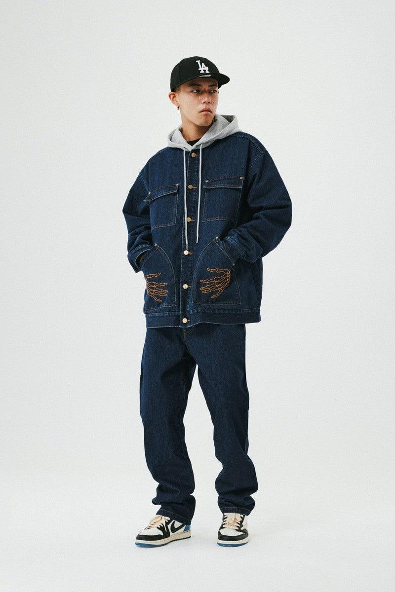 Antidote Logo Loose Jeans Jacket