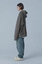 THINGY Army Green Loose Hoodie
