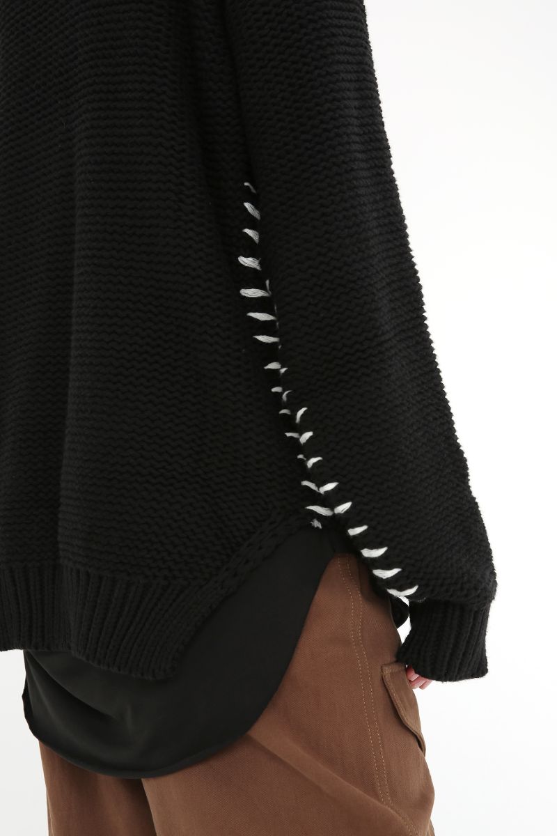 Unknown World Stitched Knit Sweater