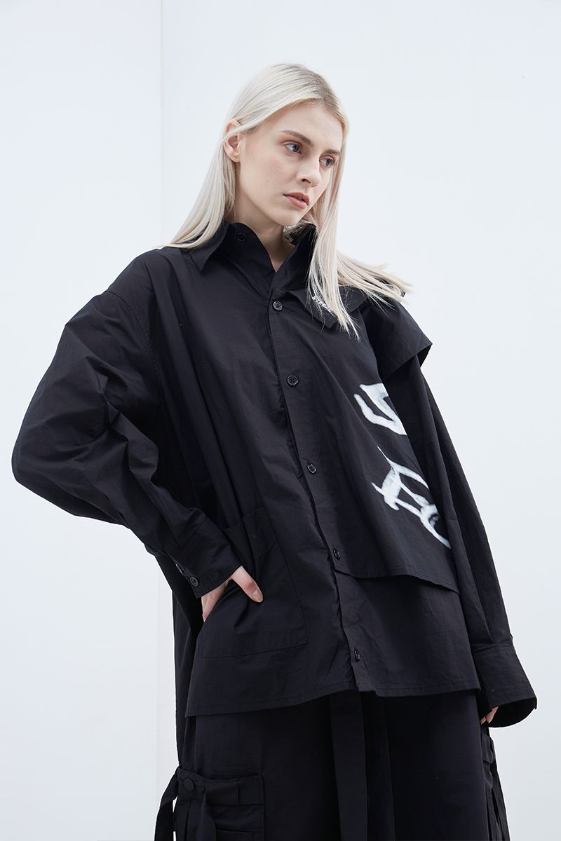 STEEPC Structure Logo L/S Shirt