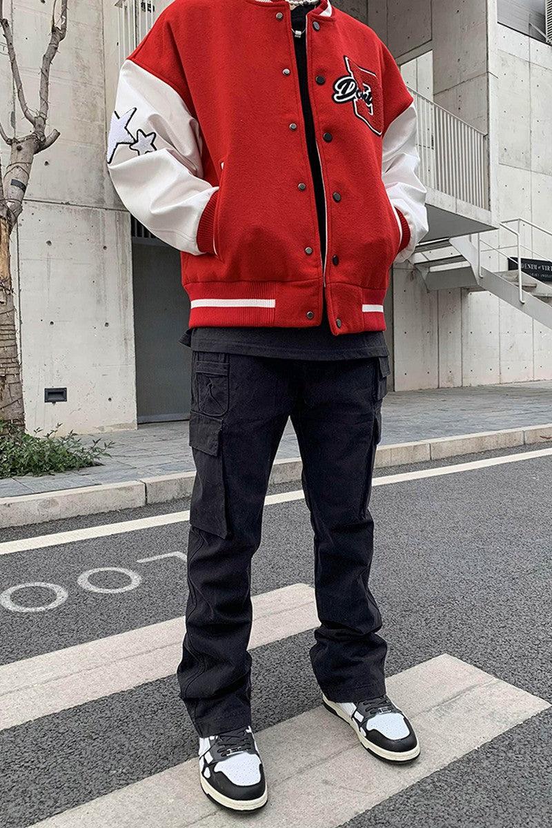 CZ Zipper Multi Pocket Flared Trousers