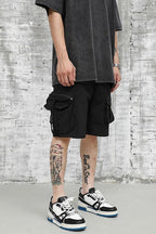 CZ Multi-Pocket Loose Shorts