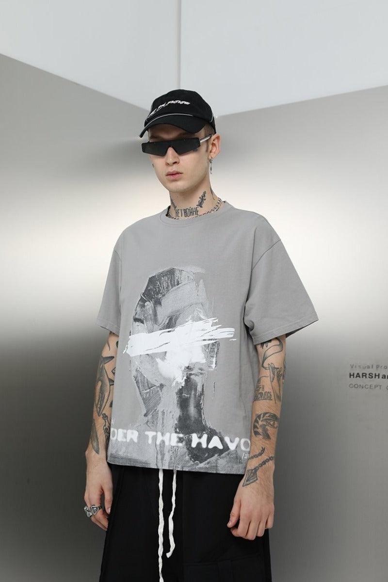 H/C Modern Art Brush Tee - UK Only