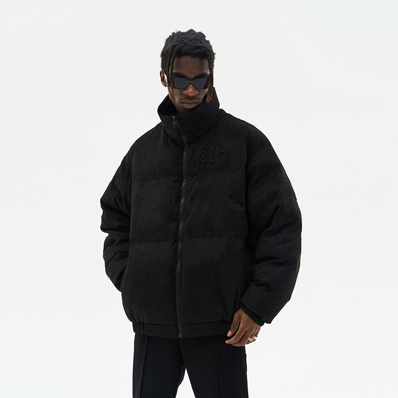 Embossed Gothic Logo Down Jacket - EU Only