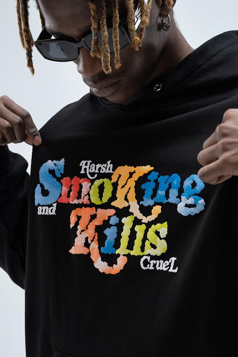 H/C Smoking Kills Rainbow Hoodie - UK Only