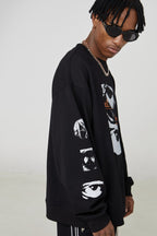 STEEPC Eyes Loose Sweater