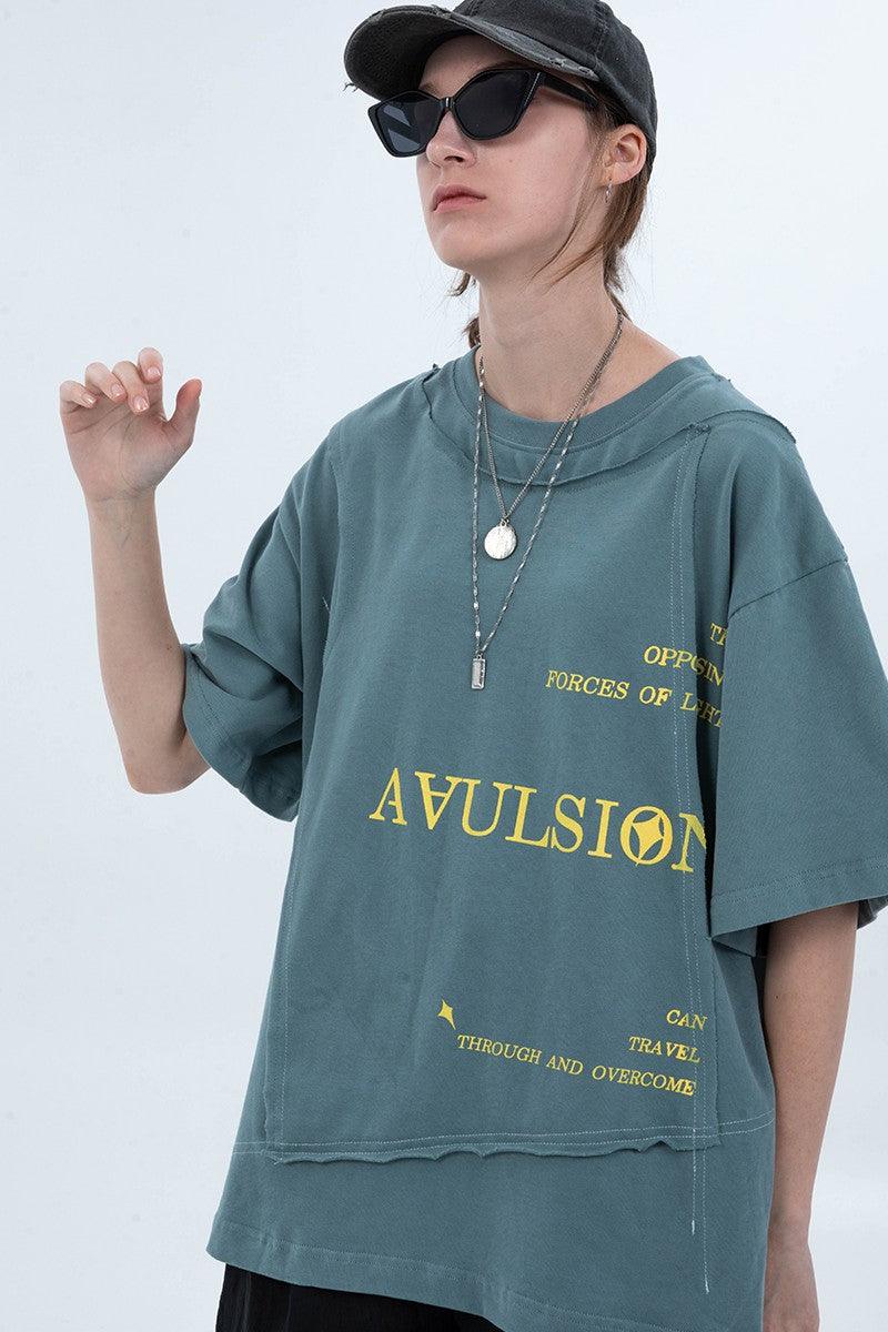 Center of Rotation Retro Irregular Tee