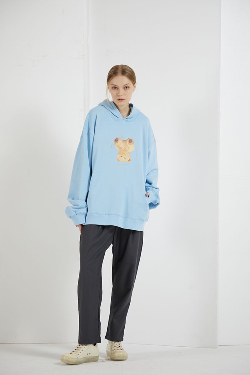 THINGY Bear Oil Painting Hoodie
