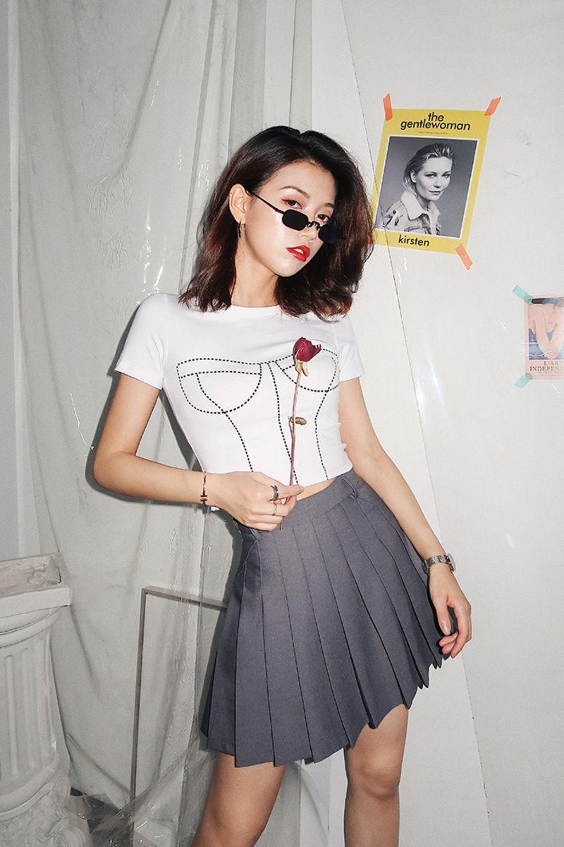 CZ Short Umbrella Skirt