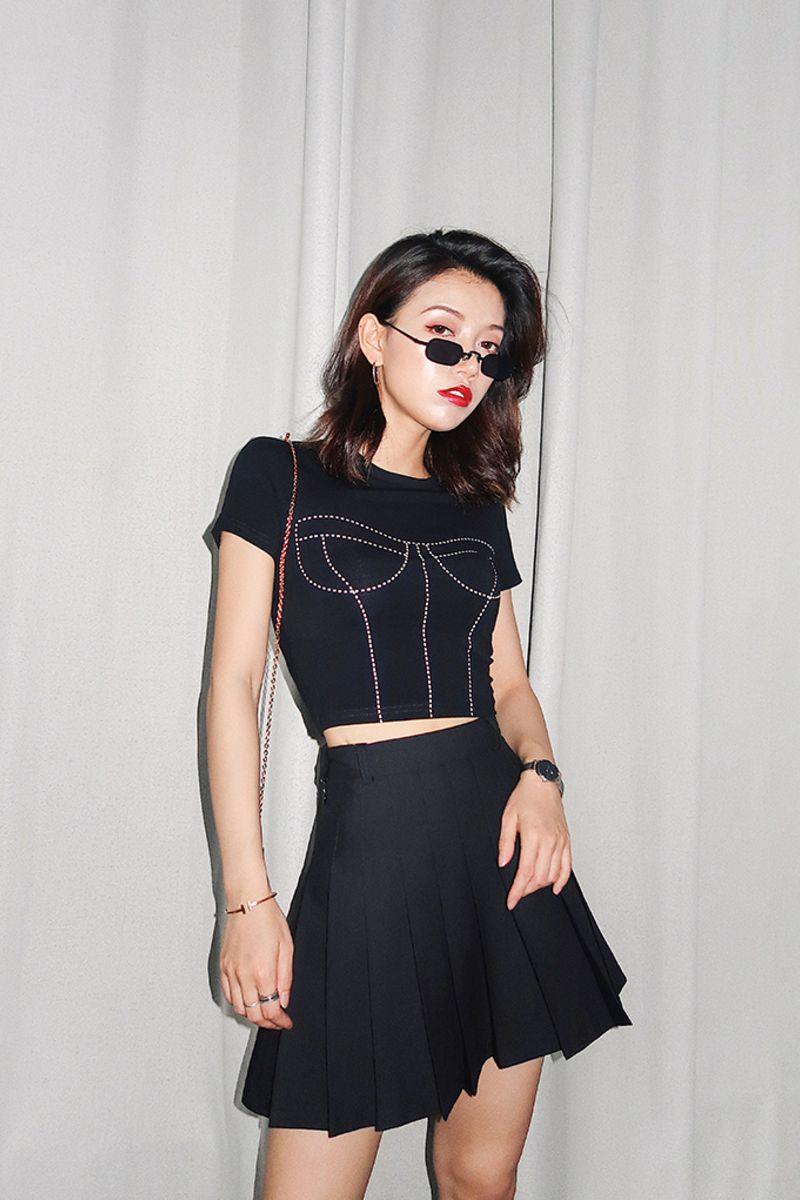CZ Short Umbrella Skirt