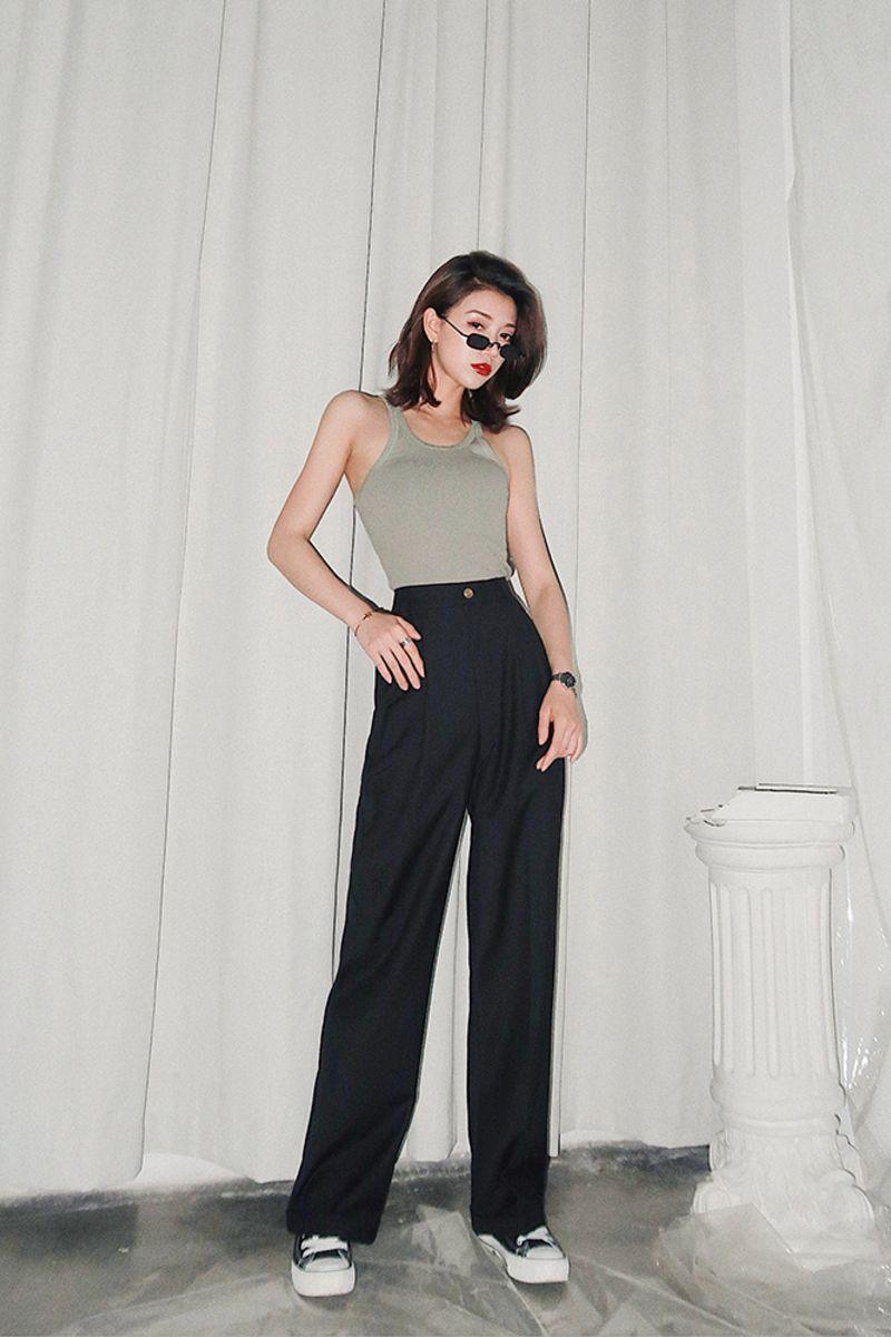 CZ Straight Casual Long Pants