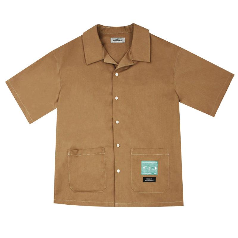 Empty Reference Coffee Retro Cuban Shirt