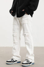 CZ Front Pockets Flared Trousers