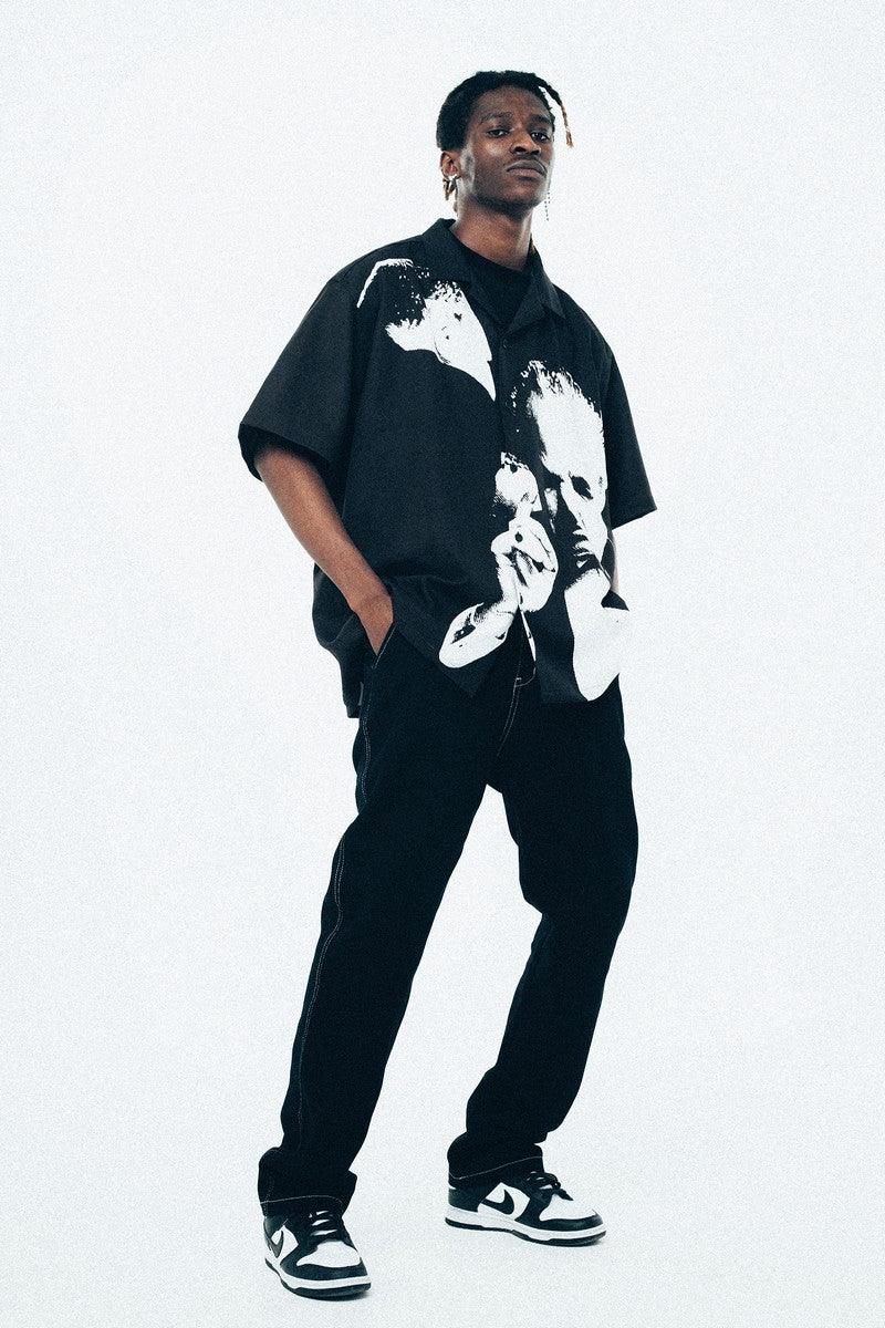 Antidote Godfather Print Cuban Shirt