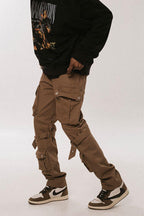 F&F Multi Pocket Straps Trousers