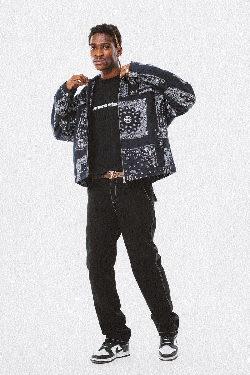 Antidote Bandana Loose Print Jacket - UK Only
