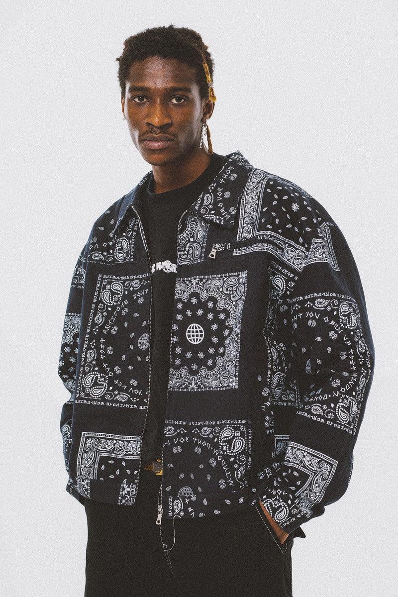 Bandana Loose Print Jacket - EU Only