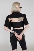 STEEPC Embroidered Cropped Top