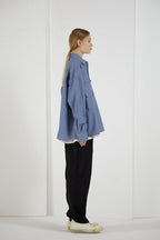 THINGY Blue Loose L/S Shirt