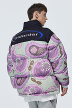 OO Cashew Print Down Jacket