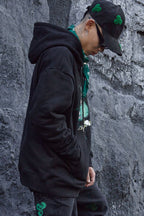 STEEPC Flower Print Hoodie