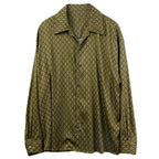 Mix7 Avocado Green Diamond Cuban L/S Shirt
