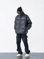 H/C Leather Down Jacket - UK Only