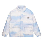Empty Reference Clouds Print Down Jacket