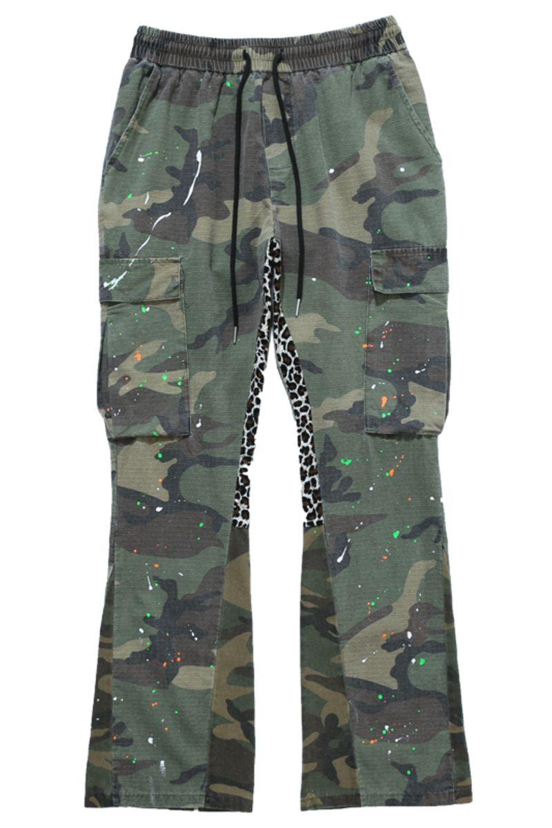 CZ Camo Stitched Flared Trousers