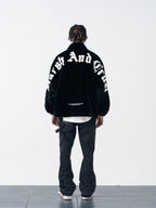 H/C Embroidered Logo Faux Fur Jacket - UK Only