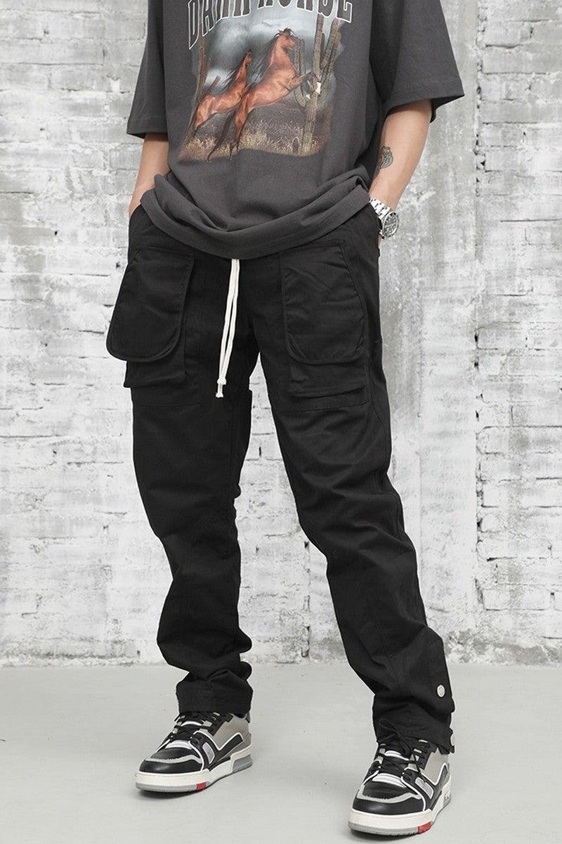 CZ Front Pockets Straight Trousers