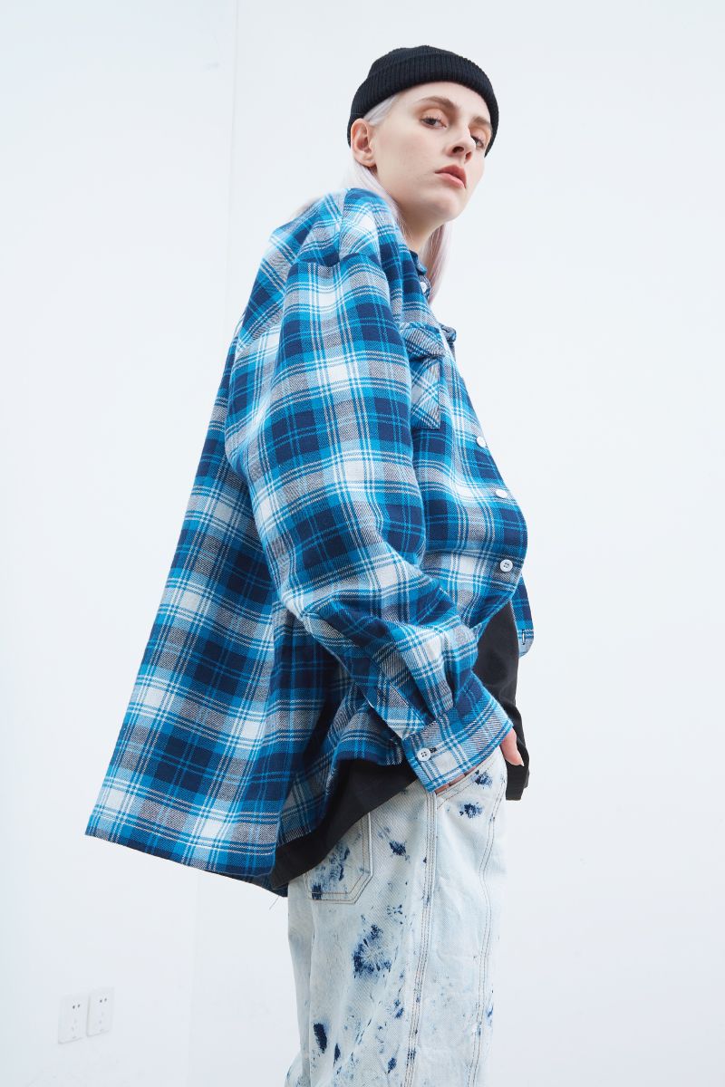 STEEPC Checkered Love L/S Shirt