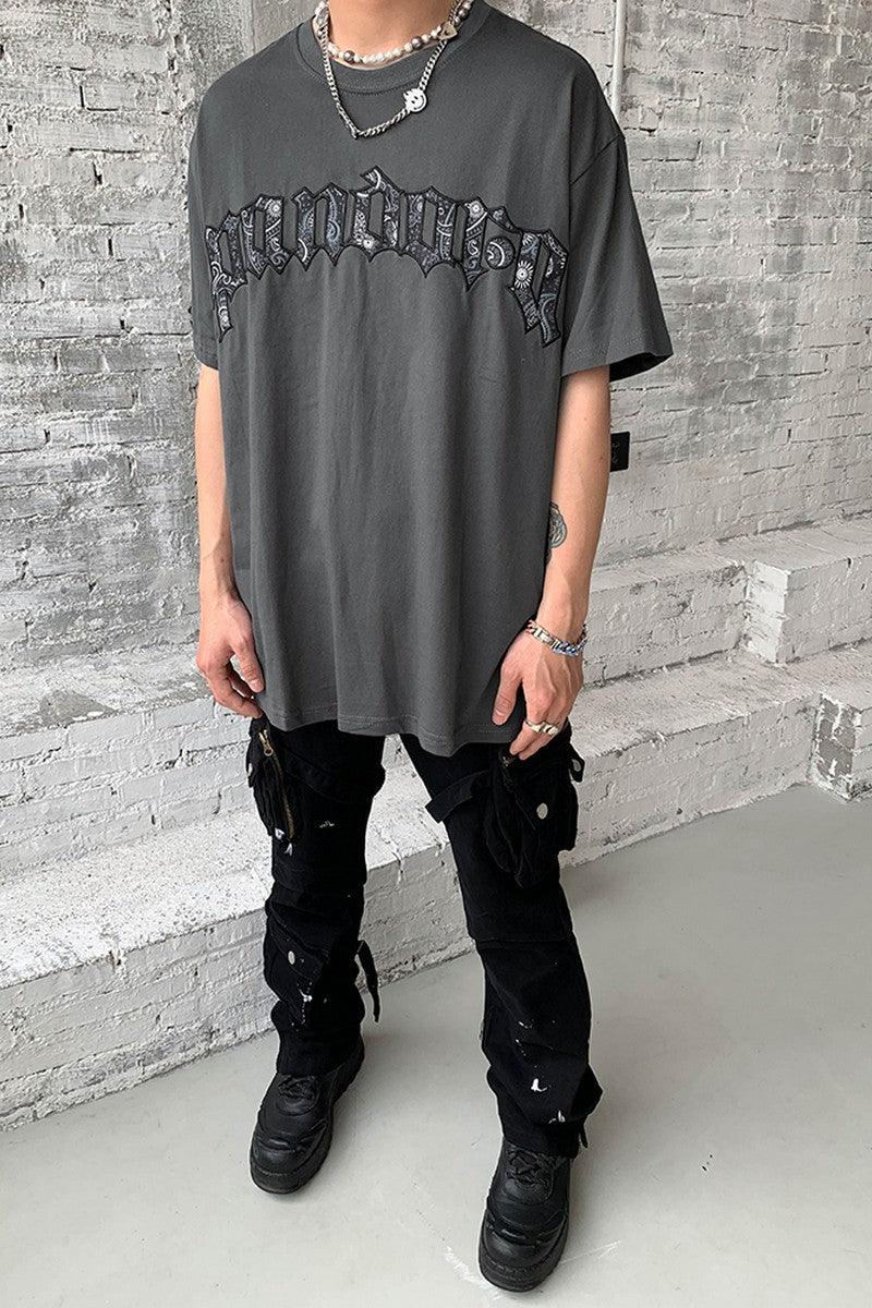 CZ Cashew Embroidered Pandora Tee