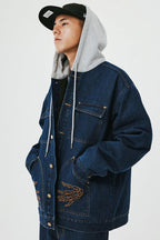 Antidote Logo Loose Jeans Jacket