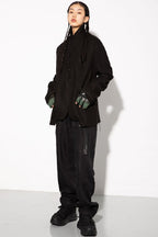 Unknown World Belt Straight Trousers