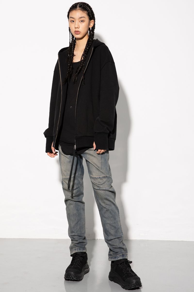 Unknown World Washed Structure Jeans