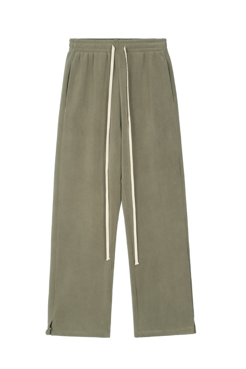 Slit Straight Sweatpants