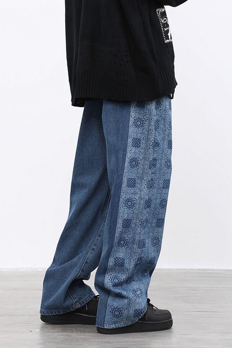 CZ Bandana Retro Loose Jeans - UK Only