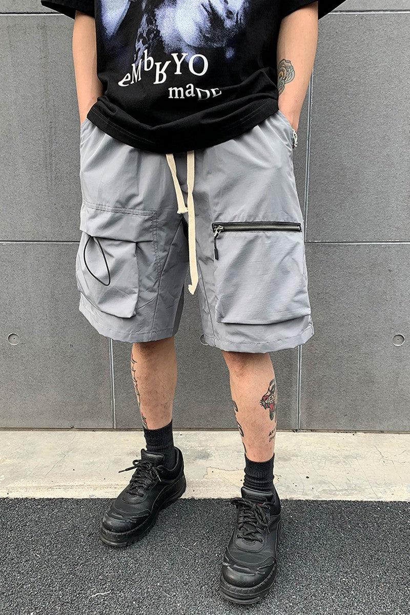 CZ Front Pockets Functional Shorts
