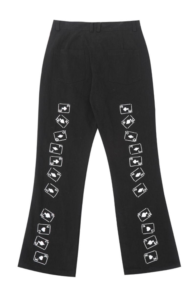 CZ Playing Cards Straight Trousers