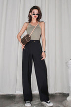 CZ Straight Casual Long Pants