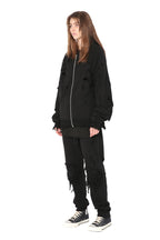 Unknown World Distressed Zipper Hoodie