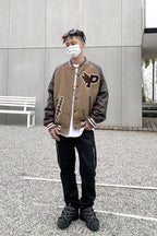 CZ Pegasus Embroidered Varsity Jacket