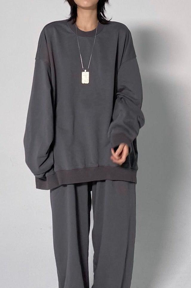 CZ Casual Gray Loose Sweater