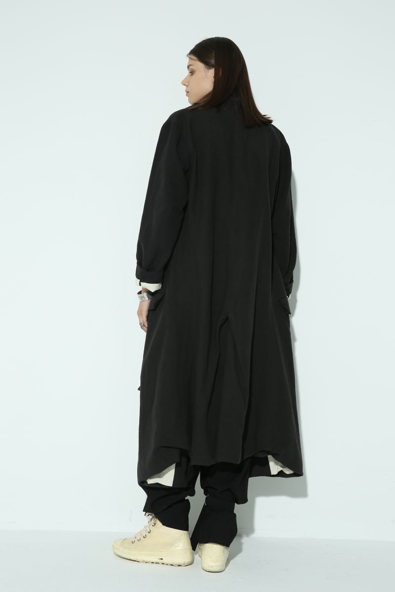 Unknown World Black Distressed Coat