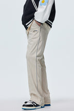 OO Suede Flared Logo Trousers